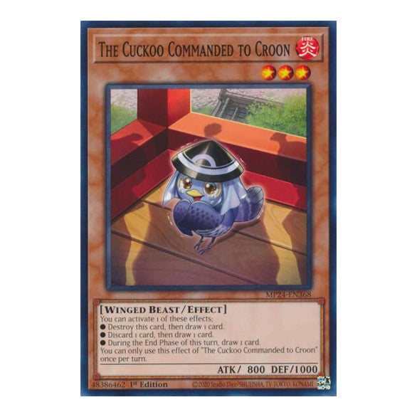 The Cuckoo Commanded to Croon (MP24) #MP24-EN368 Common / Short Print (1st Edition Near Mint) 25th Anniversary Tin: Dueling Mirrors YuGiOh: 2024