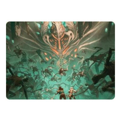 Valgavoth's Onslaught Art Card (ASDSK) #16 Special (Lightly Played) Art Series: Duskmourn: House of Horror Magic: The Gathering: 2024