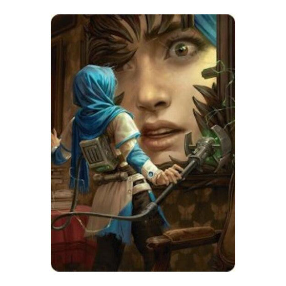 Reality Is Mine to Control Art Card (ASDSK) #51 Special (Lightly Played) Art Series: Duskmourn: House of Horror Magic: The Gathering: 2024