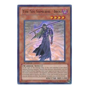 The Six Samurai - Irou (RYMP) #RYMP-EN093 Ultra Rare (Unlimited Damaged) Ra Yellow Mega Pack YuGiOh: 2012