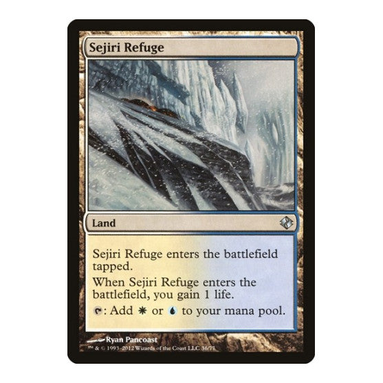 Sejiri Refuge (DDI) #36 Uncommon (Lightly Played) Duel Decks: Venser vs. Koth Magic: The Gathering: 2012