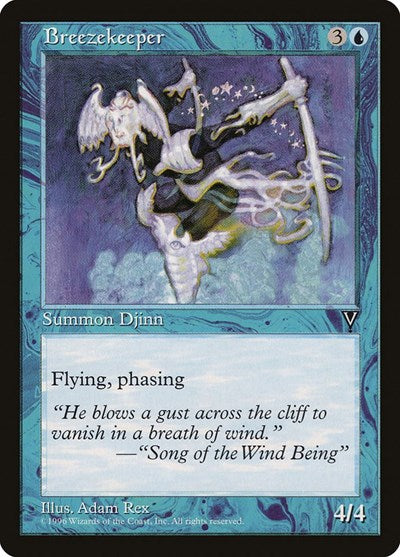 Breezekeeper (VIS) #27 Common Visions Magic: The Gathering: 1997