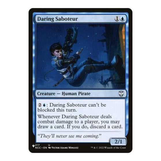 Daring Saboteur (LIST) #217/093 Uncommon (Lightly Played) The List Reprints Magic: The Gathering: 2026