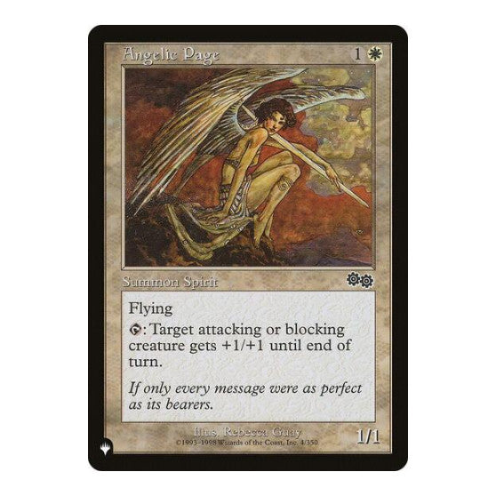 Angelic Page (LIST) #4/350 Common (Lightly Played) The List Reprints Magic: The Gathering: 2026