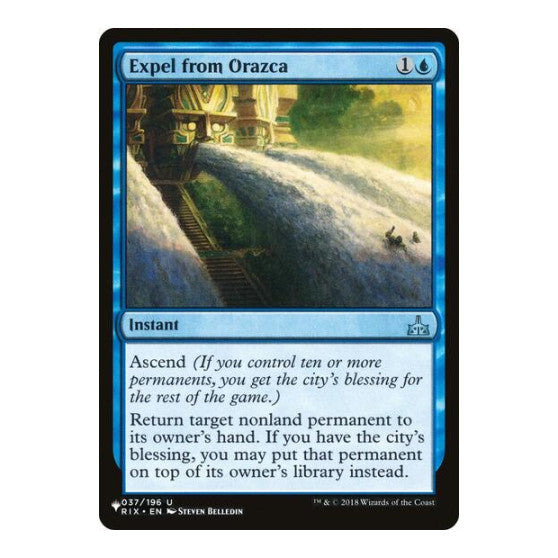 Expel from Orazca (LIST) #037/196 Uncommon (Lightly Played) The List Reprints Magic: The Gathering: 2026