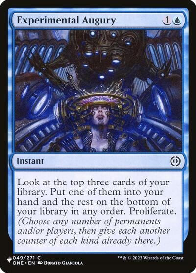 Experimental Augury (LIST) #049/271 Common (Lightly Played) The List Reprints Magic: The Gathering: 2026