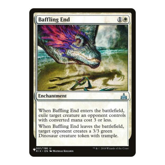 Baffling End (LIST) #001/196 Uncommon (Lightly Played) The List Reprints Magic: The Gathering: 2026