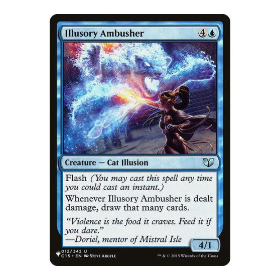 Illusory Ambusher (LIST) #012/342 Uncommon (Lightly Played) The List Reprints Magic: The Gathering: 2026
