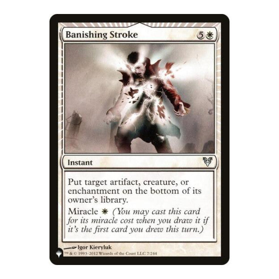 Banishing Stroke (LIST) #7/244 Uncommon (Lightly Played) The List Reprints Magic: The Gathering: 2026
