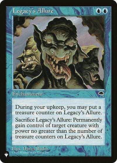 Legacy's Allure (LIST) #TMP-71 Uncommon (Lightly Played) The List Reprints Magic: The Gathering: 2026