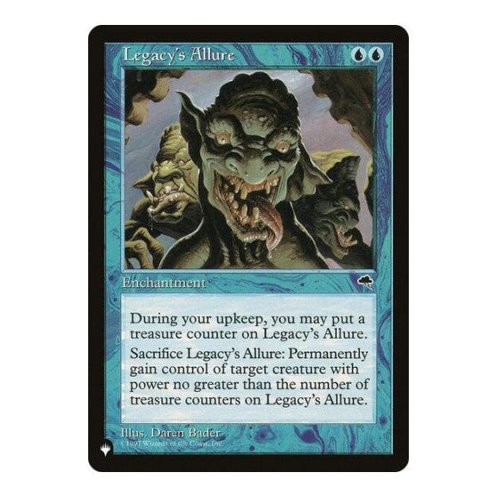 Legacy's Allure (LIST) #TMP-71 Uncommon (Lightly Played) The List Reprints Magic: The Gathering: 2026