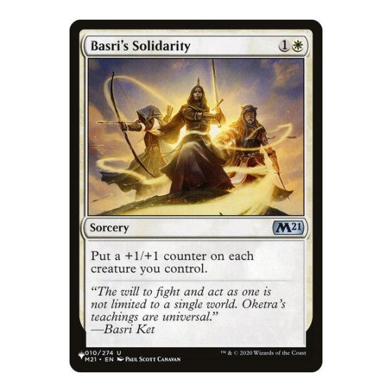 Basri's Solidarity (LIST) #010/274 Uncommon (Lightly Played) The List Reprints Magic: The Gathering: 2026