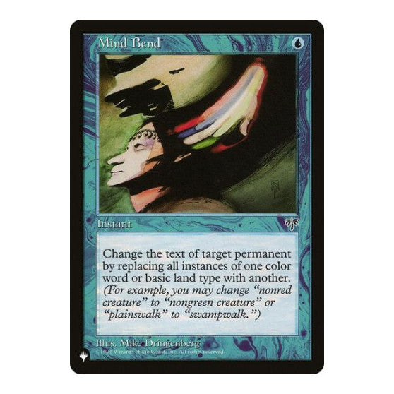 Mind Bend (LIST) #MIR-77 Uncommon (Lightly Played) The List Reprints Magic: The Gathering: 2026
