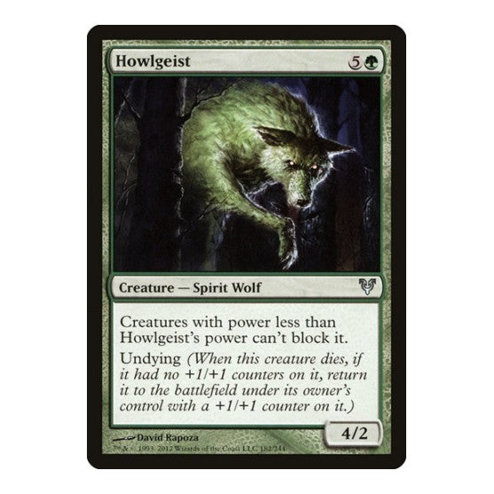 Howlgeist (AVR) #182 Uncommon (Lightly Played) Avacyn Restored Magic: The Gathering: 2012