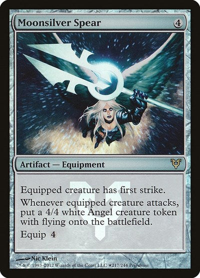 Moonsilver Spear (PRE) #217★ Rare (Foil Lightly Played) Prerelease Cards Magic: 2026