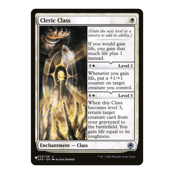 Cleric Class (LIST) #006/281 Uncommon (Lightly Played) The List Reprints Magic: The Gathering: 2026