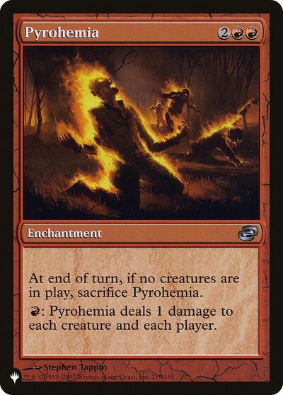Pyrohemia (LIST) #PLC-119 Uncommon (Near Mint) The List Reprints Magic: The Gathering: 2026