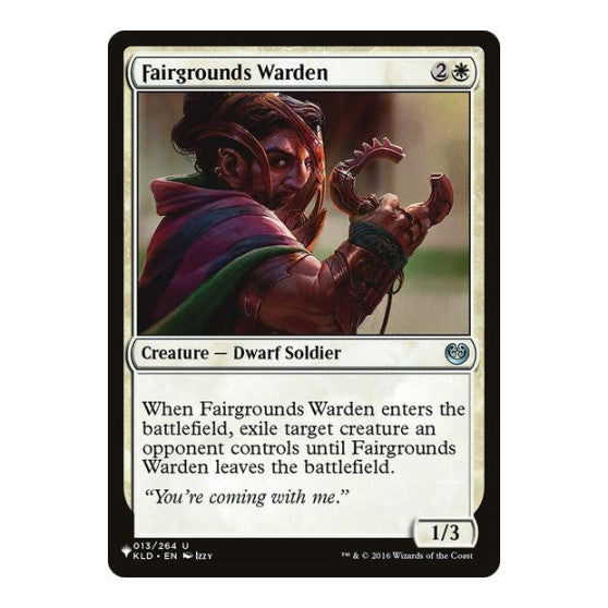 Fairgrounds Warden (LIST) #013/264 Uncommon (Lightly Played) The List Reprints Magic: The Gathering: 2026
