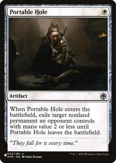 Portable Hole (LIST) #033/281 Uncommon (Lightly Played) The List Reprints Magic: The Gathering: 2026