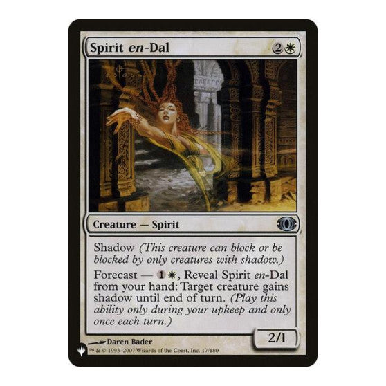 Spirit en-Dal (LIST) #17/180 Uncommon (Lightly Played) The List Reprints Magic: The Gathering: 2026