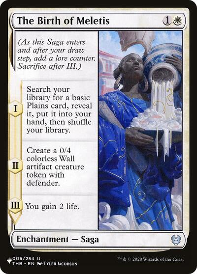The Birth of Meletis (LIST) #THB-5 Uncommon (Lightly Played) The List Reprints Magic: The Gathering: 2026