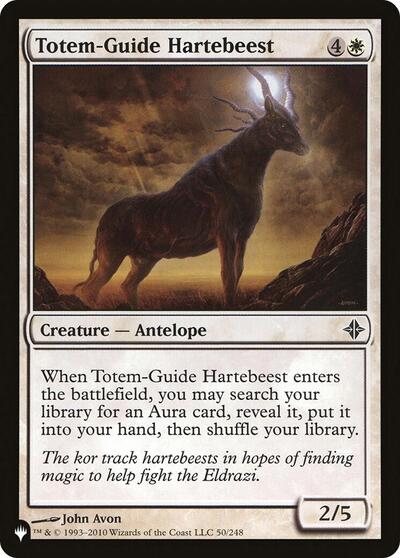 Totem Guide Hartebeest (LIST) #ROE-50 Common (Moderately Played) The List Reprints Magic: The Gathering: 2026