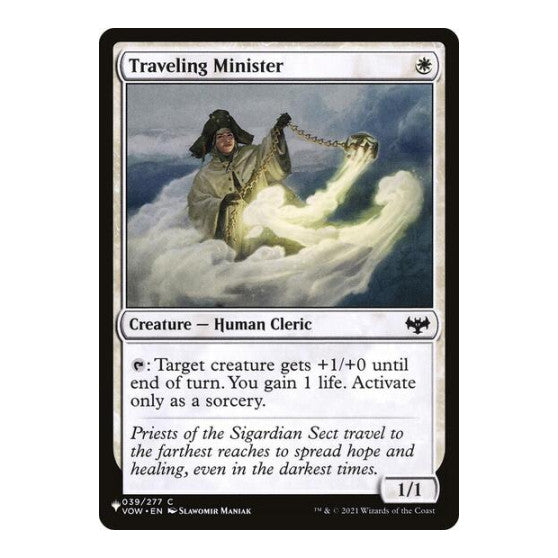 Traveling Minister (LIST) #039/277 Common (Lightly Played) The List Reprints Magic: The Gathering: 2026