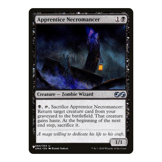 Apprentice Necromancer (LIST) #084/254 Uncommon (Lightly Played) The List Reprints Magic: The Gathering: 2026