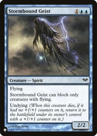 Stormbound Geist (LIST) #51/158 Common (Lightly Played) The List Reprints Magic: The Gathering: 2026