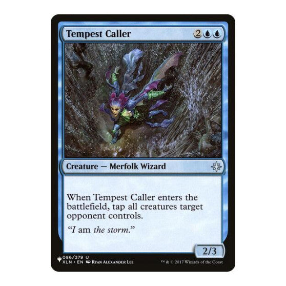 Tempest Caller (LIST) #086/279 Uncommon (Lightly Played) The List Reprints Magic: The Gathering: 2026