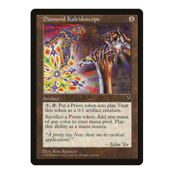 Diamond Kaleidoscope (VIS) #143 Rare (Heavily Played) Visions Magic: The Gathering: 1997