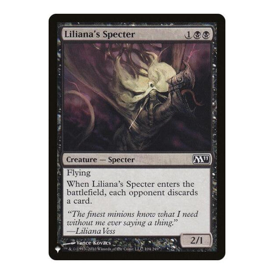 Liliana's Specter (LIST) #104/249 Common (Lightly Played) The List Reprints Magic: The Gathering: 2026
