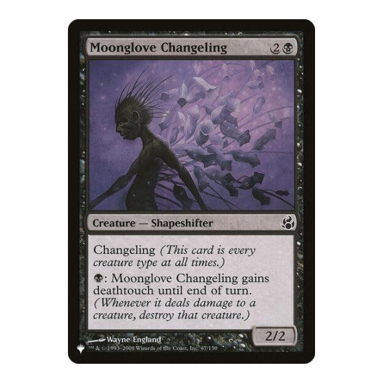 Moonglove Changeling (LIST) #67/150 Common (Lightly Played) The List Reprints Magic: The Gathering: 2026