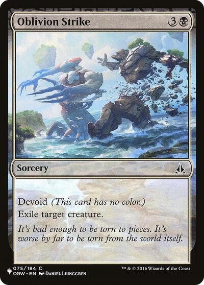 Oblivion Strike (LIST) #075/184 Common (Lightly Played) The List Reprints Magic: The Gathering: 2026