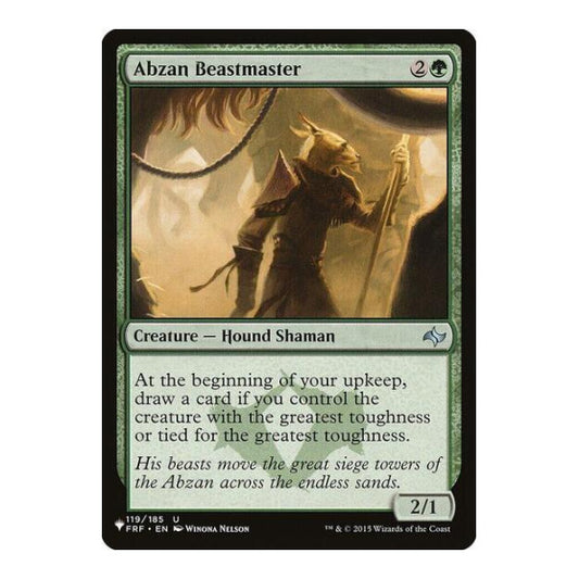Abzan Beastmaster (LIST) #119/185 Uncommon (Lightly Played) The List Reprints Magic: The Gathering: 2026