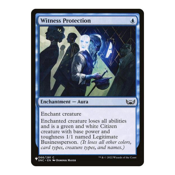 Witness Protection (LIST) #066/281 Common (Lightly Played) The List Reprints Magic: The Gathering: 2026