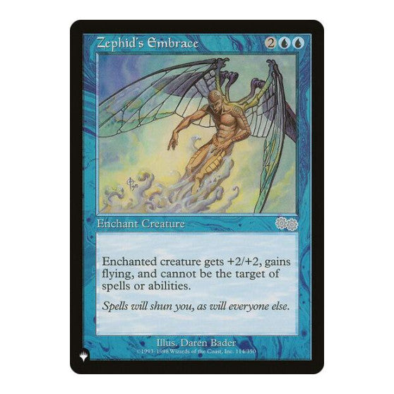 Zephid's Embrace (LIST) #114/350 Uncommon (Lightly Played) The List Reprints Magic: The Gathering: 2026