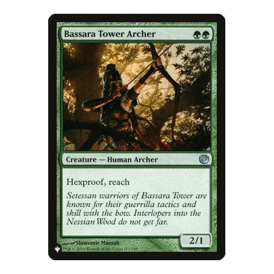 Bassara Tower Archer (LIST) #117/165 Uncommon (Lightly Played) The List Reprints Magic: The Gathering: 2026