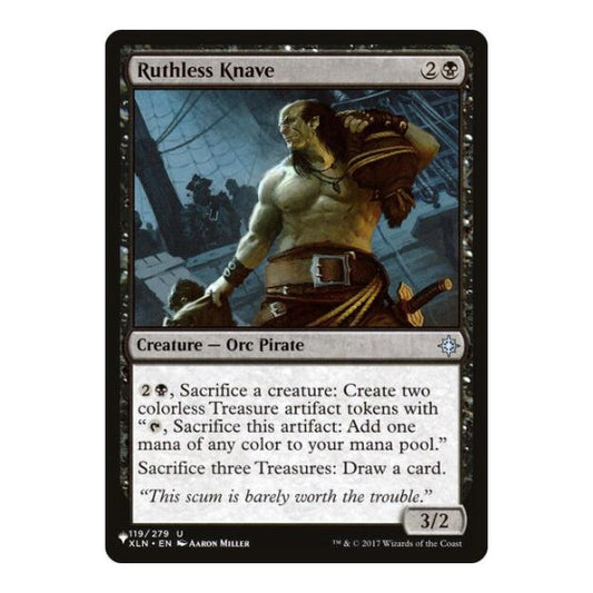 Ruthless Knave (LIST) #119/279 Uncommon (Lightly Played) The List Reprints Magic: The Gathering: 2026