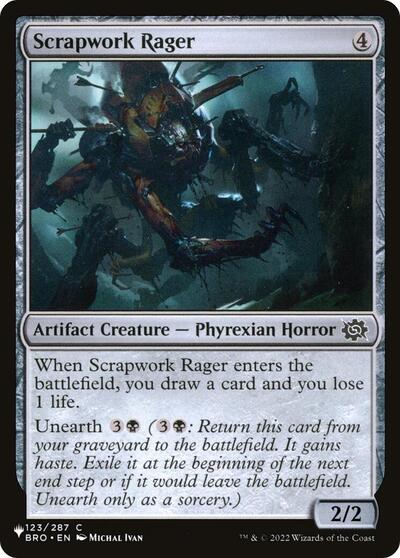 Scrapwork Rager (LIST) #BRO-123 Common (Lightly Played) The List Reprints Magic: The Gathering: 2026