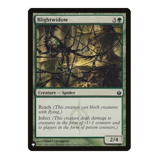 Blightwidow (LIST) #77/155 Common (Lightly Played) The List Reprints Magic: The Gathering: 2026