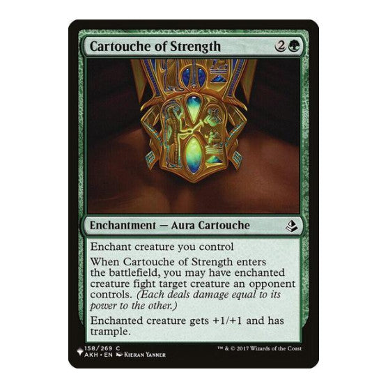 Cartouche of Strength (LIST) #158/269 Common (Lightly Played) The List Reprints Magic: The Gathering: 2026