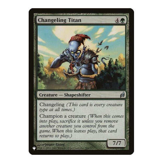 Changeling Titan (LIST) #200/301 Uncommon (Lightly Played) The List Reprints Magic: The Gathering: 2026