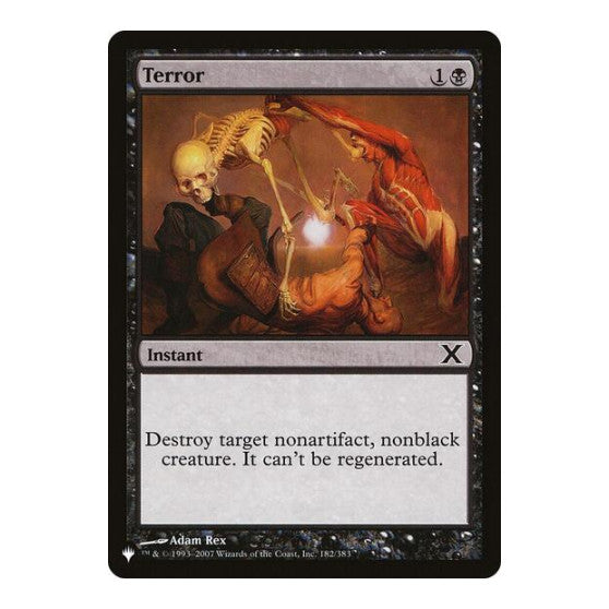 Terror (LIST) #182/383 Common (Lightly Played) The List Reprints Magic: The Gathering: 2026