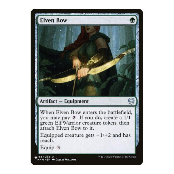 Elven Bow (LIST) #166/285 Uncommon (Lightly Played) The List Reprints Magic: The Gathering: 2026