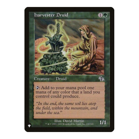 Harvester Druid (LIST) #120/143 Common (Lightly Played) The List Reprints Magic: The Gathering: 2026