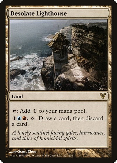 Desolate Lighthouse (AVR) #227 Rare (Moderately Played) Avacyn Restored Magic: The Gathering: 2012