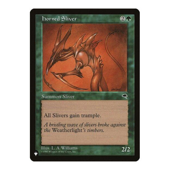 Horned Sliver (LIST) #TMP-234 Uncommon (Lightly Played) The List Reprints Magic: The Gathering: 2026