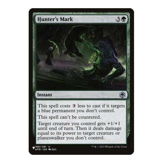 Hunter's Mark (LIST) #188/281 Uncommon (Lightly Played) The List Reprints Magic: The Gathering: 2026
