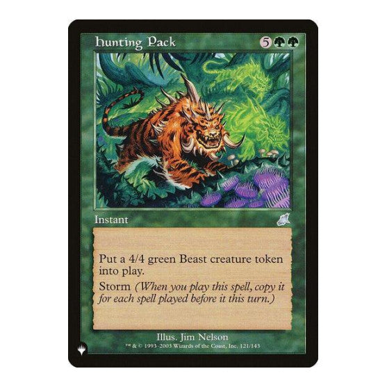 Hunting Pack (LIST) #121/143 Uncommon (Lightly Played) The List Reprints Magic: The Gathering: 2026